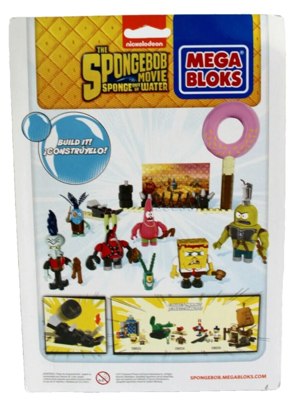 Mega Bloks The Spongebob Movie Sponge Out Of Water Post Apocalyptic Figure Pack